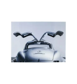 Obraz OLDRIMER BACK 160 x 120 cm srebrny