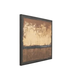 Obraz Silence Brown 120 cm x 120 cm