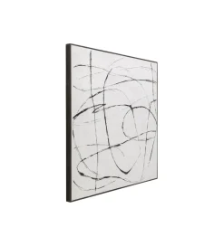 Obraz SKERCH 120 x 120 cm biały