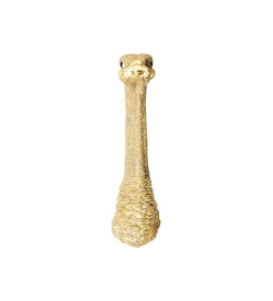 Ozdoba ścienna OSTRICH 18 x 71 cm złota