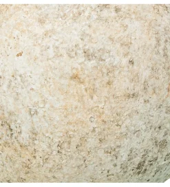 Ozdoba RUSTIC 10 cm ceramiczna kula biała