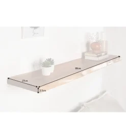 Półka ścienna ARKTYKA Mammut 80 cm drewno akacja honey