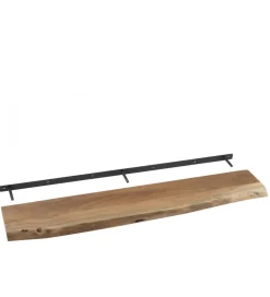 Półka ścienna GERARD 115 cm drewno akacja