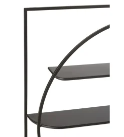 Półka ścienna NEWS 80 cm czarna