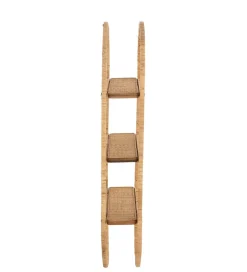 Półka ścienna Plank 56 cm rattan