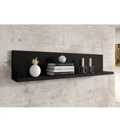 Półka wisząca BOTA 150 cm czarna