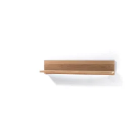 Półka wisząca ESPERO 124 cm Dąb Sękaty W Kolorze Bianco