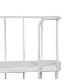 Półka z haczykami ANOER 66 cm biała