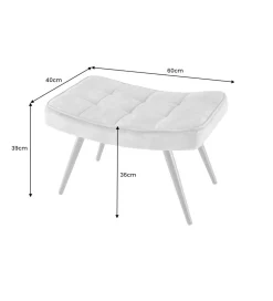 Podnóżek Scandinavia 60 cm  niebieski