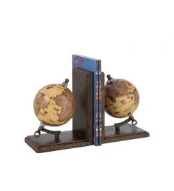 Podpora na książki GLOBE set 2 brązowa