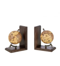 Podpora na książki GLOBE set 2 brązowa