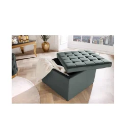 Pufa ALETTA 60 cm szara
