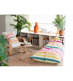 Pufa COCOON STRIPES 150 cm wielokolorowa