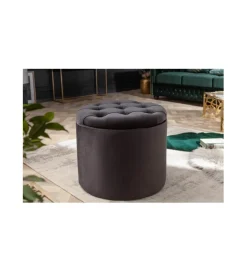 Pufa FABIO II 50 Cm czarna