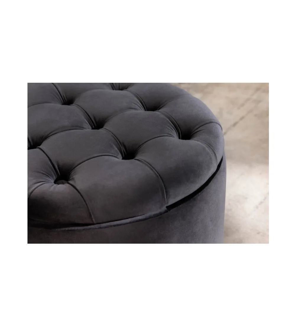 Pufa FABIO II 50 Cm czarna