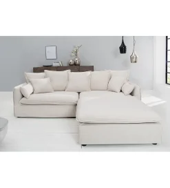 Pufa HEAVENLY Heaven 100 cm naturalny len