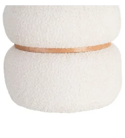 Pufa LEGANTO 45 cm kremowa
