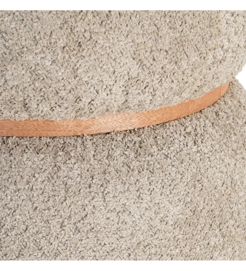 Pufa LEGANTO 45 cm szara