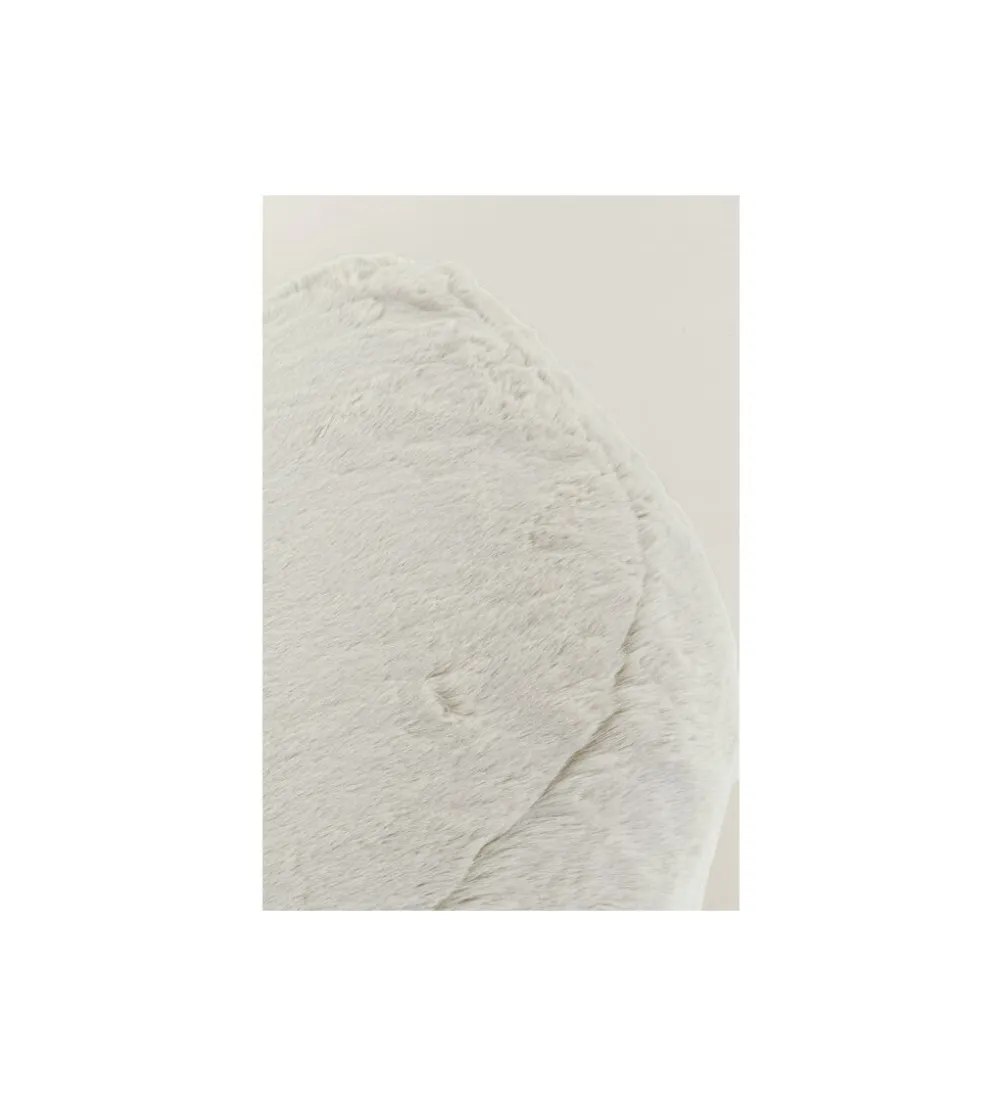 Pufa MIKA FURR 131 cm kremowa