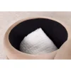 Pufa VOGUE 40 cm z schowkiem welwet champagne greige