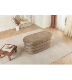Pufa VOGUE 85 cm z schowkiem welwet champagne