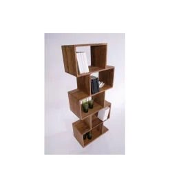 Regał AUTHENTICO ZICK ZACK 60 x 150 cm drewno mango
