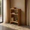 Regał BELLAMONTE 86 cm drewno teak naturalny