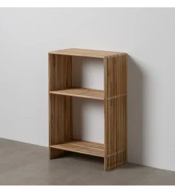 Regał BELLAMONTE 86 cm drewno teak naturalny