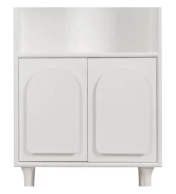 Regał BERET 80 cm drewno jodłowe biała