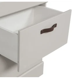 Regał BOLD 215 cm drewno sosny biały