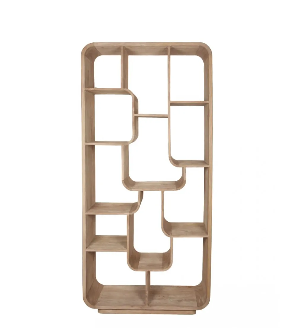 Regał BRIX LOGAN 190 cm drewno mango naturalny