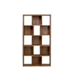 Regał CUBES BALANCE 103 x 192 cm drewno mango