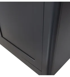 Regał GUNNAR 217 x 120 cm czarny mat