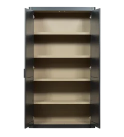 Regał GUNNAR 217 x 120 cm czarny mat
