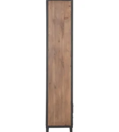 Regał IMERATIS 200 cm ciemno brązowy