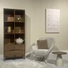 Regał KORTE 200 cm drewno mango brązowy