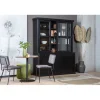 Regał LAGOS 214 cm drewno sosny czarny