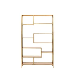 Regał LOFT 115 cm złoty
