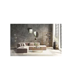 Regał LOFT 115 cm złoty