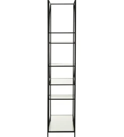 Regał metalowy Circle 180 cm czarny