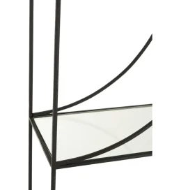 Regał metalowy Circle 180 cm czarny