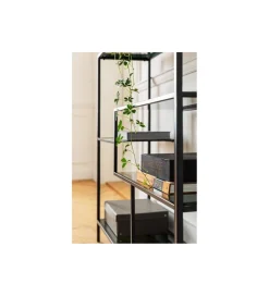 Regał metalowy Loft  195 cm x 115 cm czarny