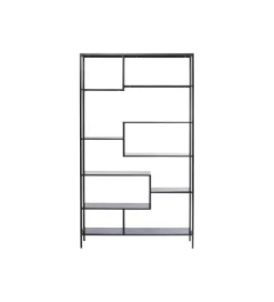 Regał metalowy Loft  195 cm x 115 cm czarny