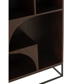 Regał MODE 168 cm drewno mango brązowy
