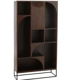 Regał MODE 168 cm drewno mango brązowy