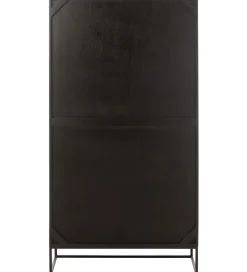 Regał MODE 168 cm drewno mango czarny