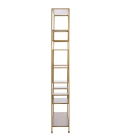 Regał REZINA 205 cm antyczny brąz