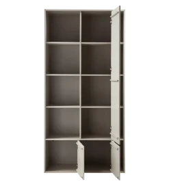 Regał SETTLE 218 cm drewno sosny dust