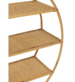 Regał SHANMAR 150 cm bambus