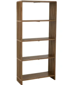 Regał SHELIS 190 cm drewno teak
